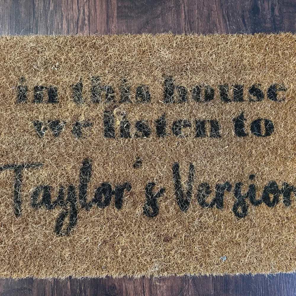 Taylor's Version Brown Doormat